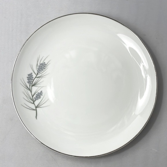 Rose China Salad Plate Made‎ in Japan Tina #3602 pattern Pinecone - Picture 1 of 5